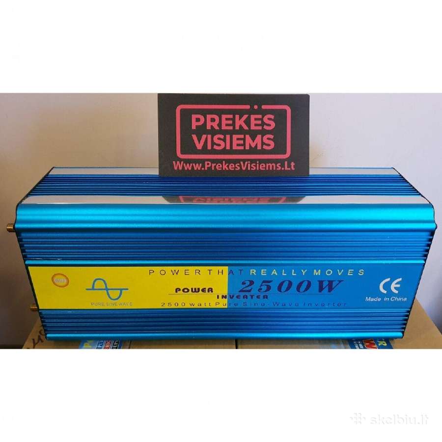 Įtampos inventeris 12-24v 220v inverteriai - nuotraukos Nr. 5