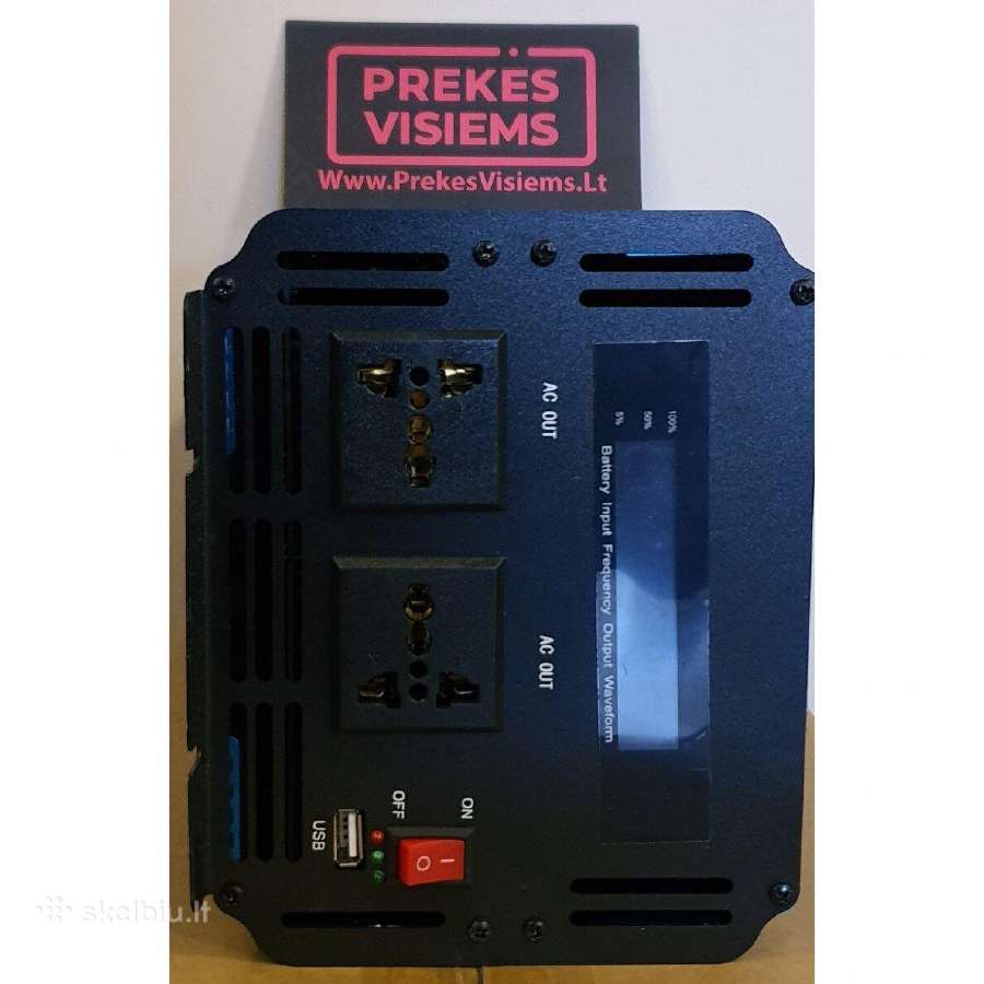 Įtampos inventeris 12-24v 220v inverteriai - nuotraukos Nr. 7