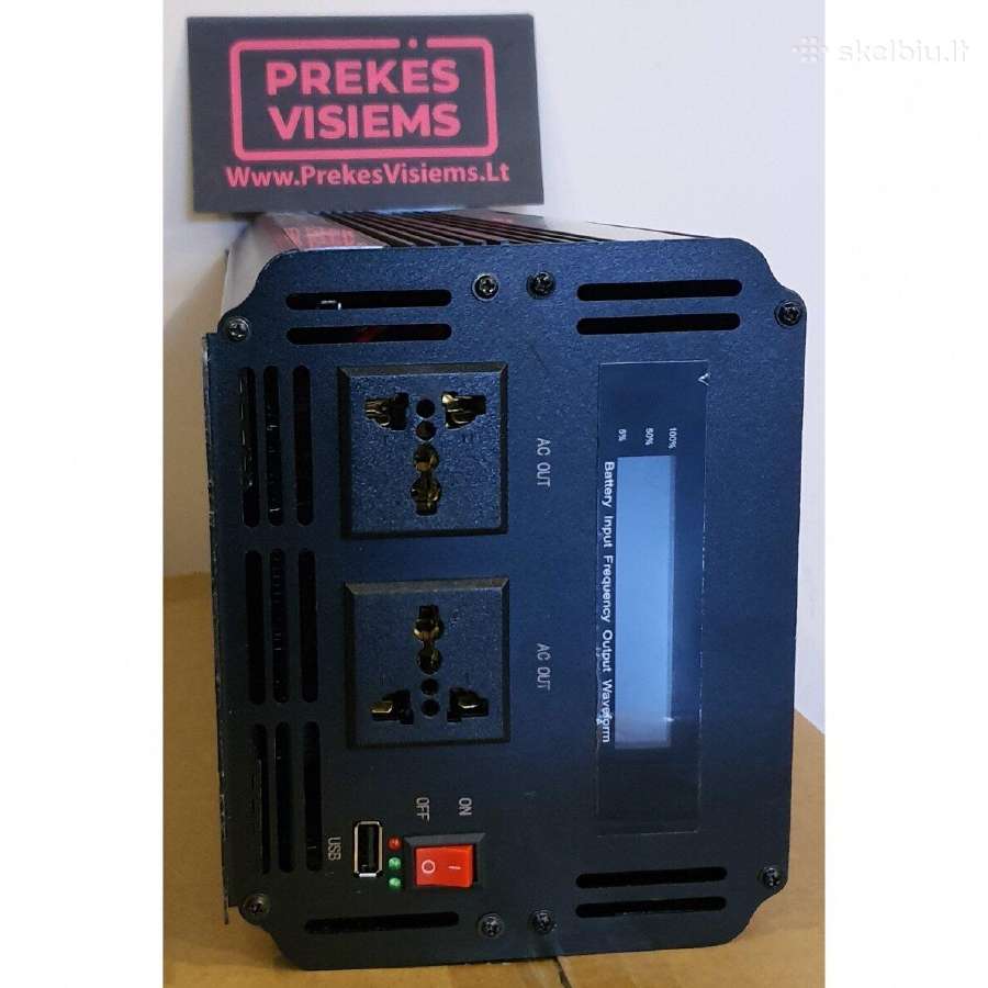 Įtampos inventeris 12-24v 220v inverteriai - nuotraukos Nr. 8