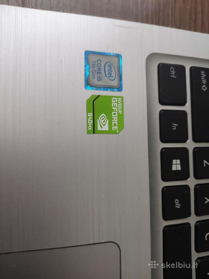Asus i5-7200u/ 8gb/ su nvidia geforce (X556u) - nuotraukos Nr. 4