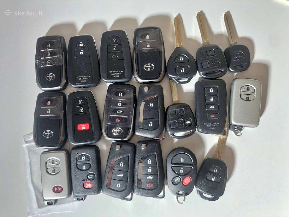 Toyota raktai, gamyba, programavimas