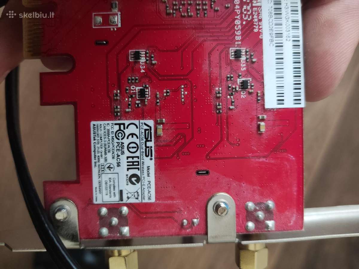 Asus Pce-ac56 Dual-band 2x2 Ac1300 WiFi Pcie Adapt