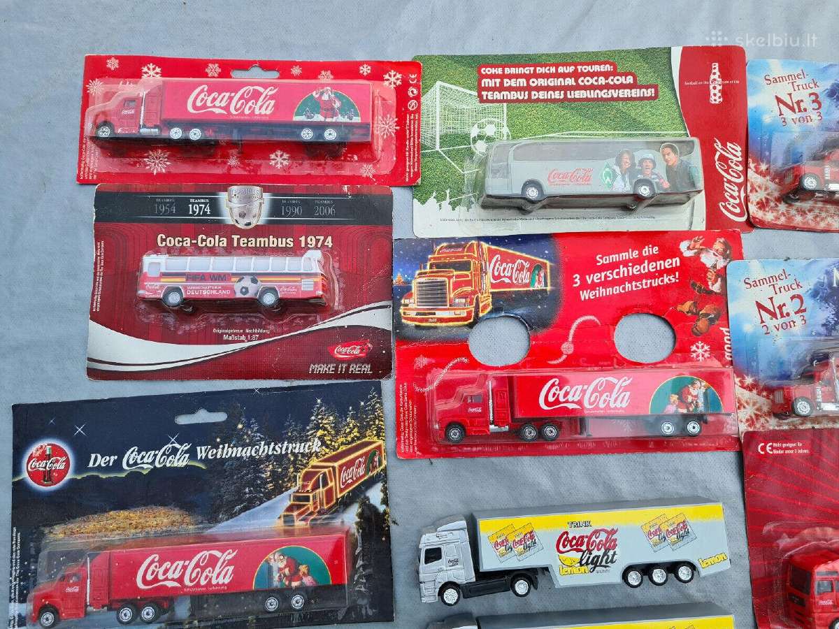 Coca cola kolekcija kolekciniai modeliai - nuotraukos Nr. 2