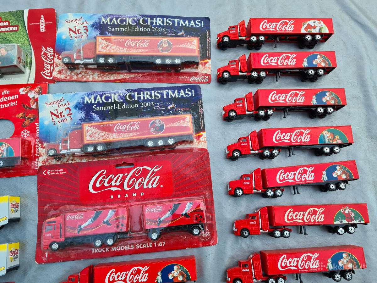 Coca cola kolekcija kolekciniai modeliai - nuotraukos Nr. 6