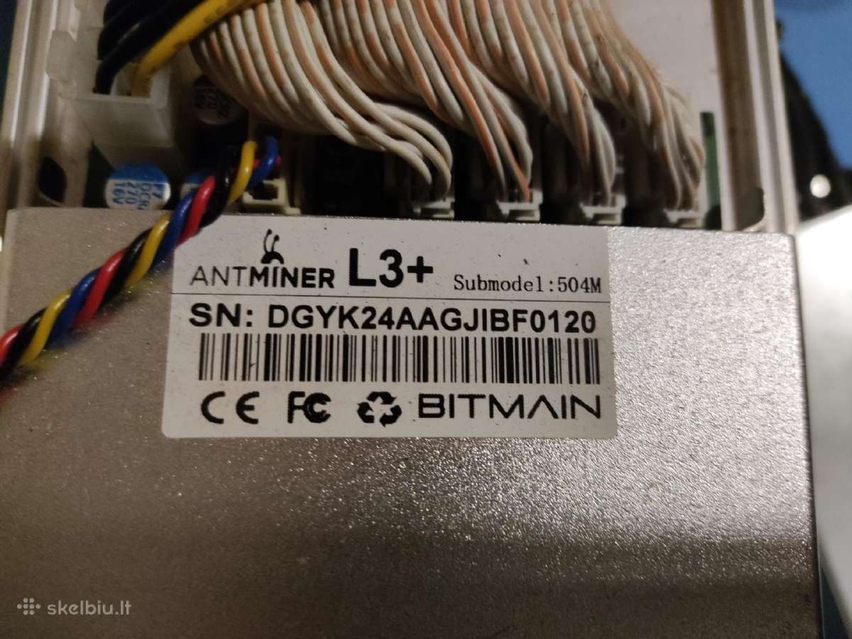 Bitmain Antminer L3+ (504mh) - nuotraukos Nr. 2