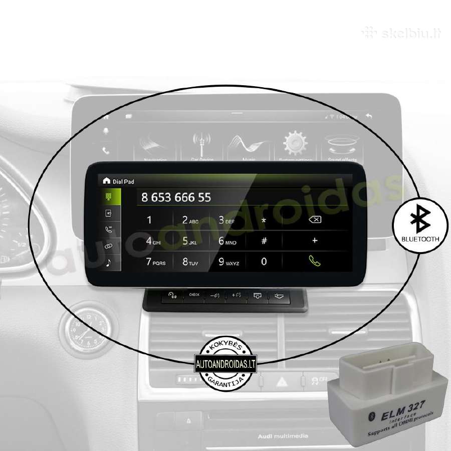 Audi Q7 2010-15 Android multimedia GPS/WiFi/usb/bt - nuotraukos Nr. 4