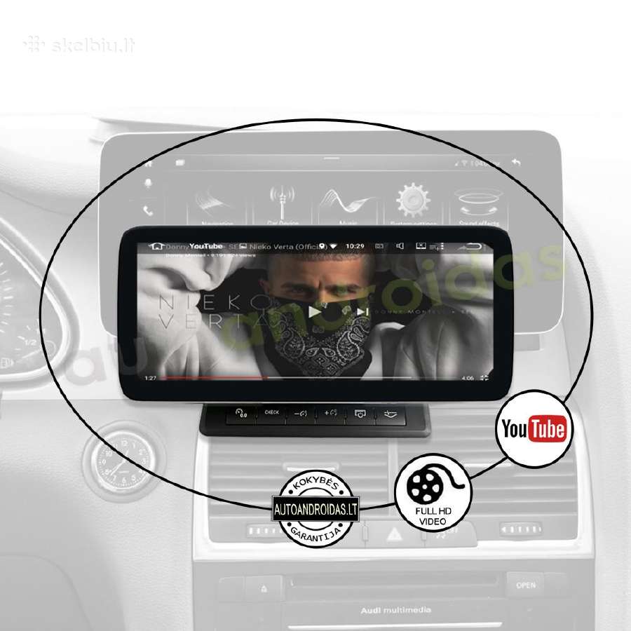 Audi Q7 2010-15 Android multimedia GPS/WiFi/usb/bt - nuotraukos Nr. 8
