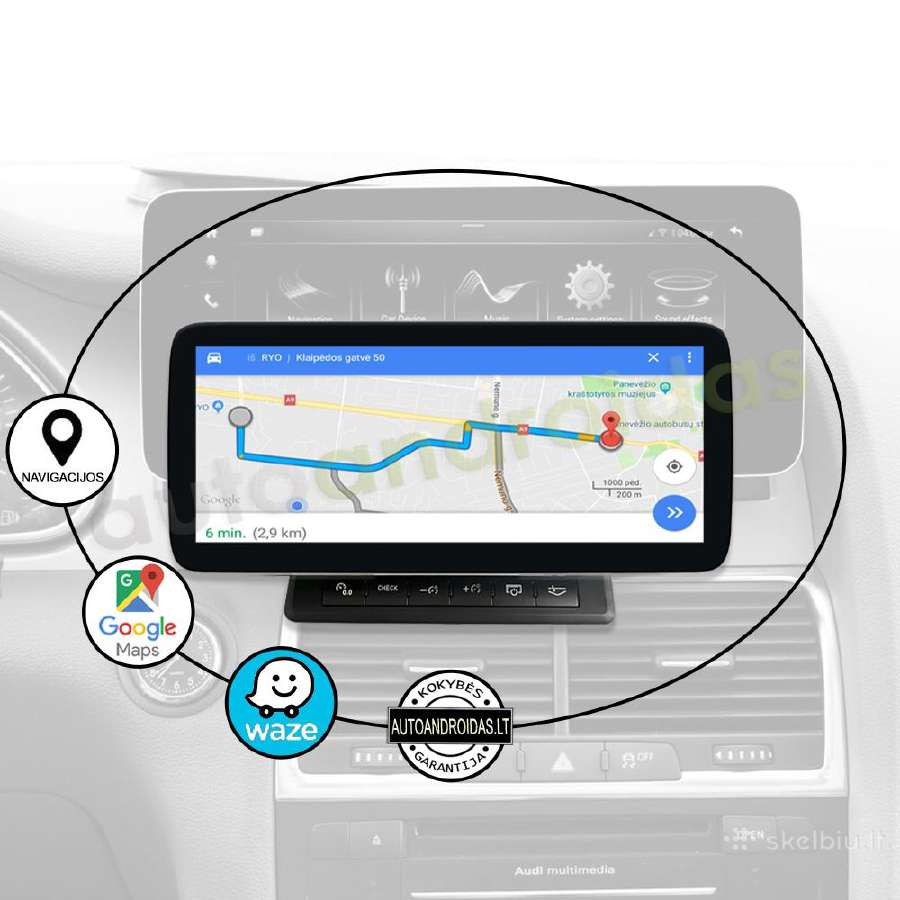Audi Q7 2010-15 Android multimedia GPS/WiFi/usb/bt - nuotraukos Nr. 10