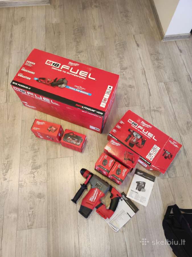 Milwaukee 28v Perforatorius - nuotraukos Nr. 3
