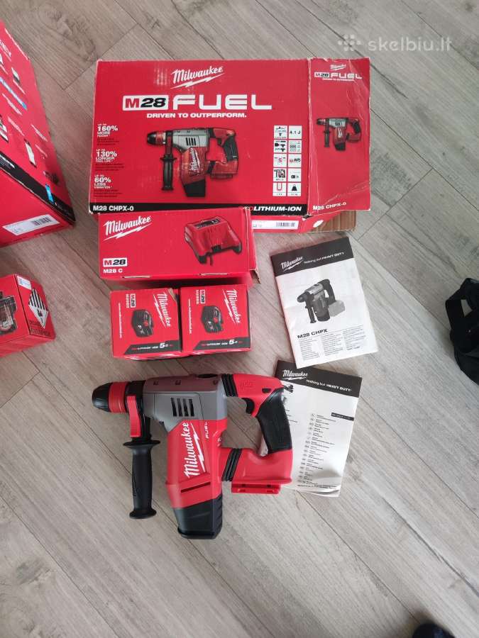 Milwaukee 28v Perforatorius - nuotraukos Nr. 2