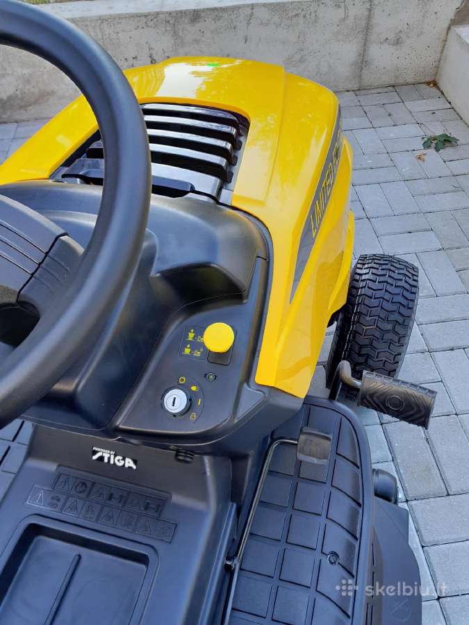 Galingas traktoriukas su krepšiu gera kaina Stiga - nuotraukos Nr. 8