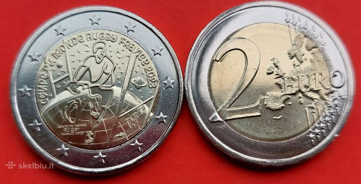 Prancūzija 2023m. 2 € “Regbio čempionatas“ Unc