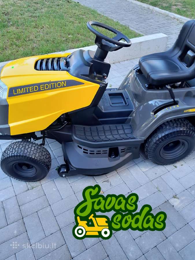 Galingas traktoriukas su krepšiu gera kaina Stiga - nuotraukos Nr. 3