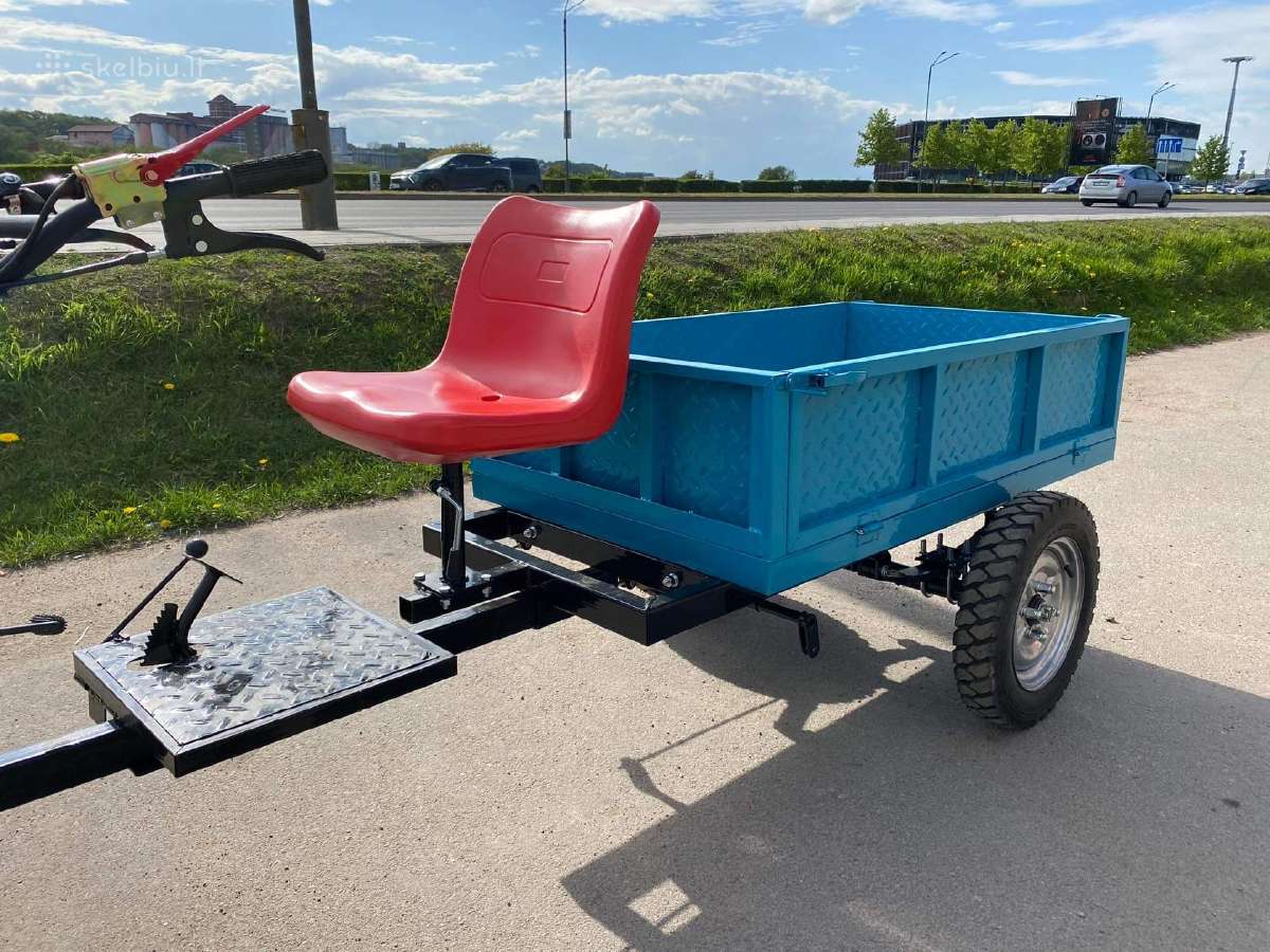 Priekaba Kultivatoriui / Motoblokui Su Lingėm - nuotraukos Nr. 2