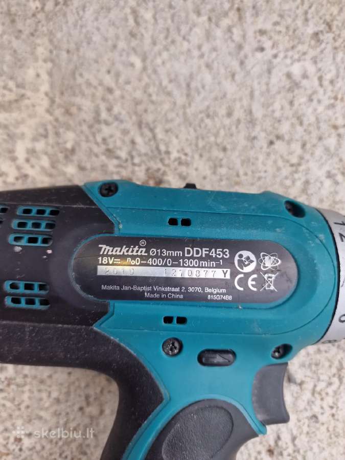 Makita Ddf453 - nuotraukos Nr. 5