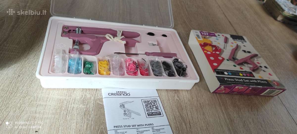 Naujas susegimo kniedėmis rinkinys