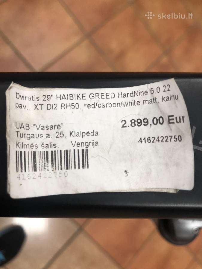 Haibike Greed Hardnine 5.0 - pusiau profesionalus - nuotraukos Nr. 10