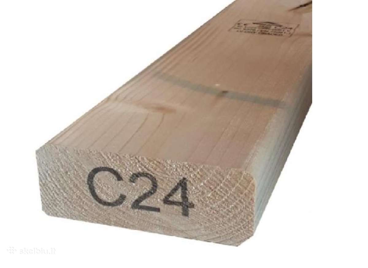 Džiovinta kalibruota C24 klasės mediena - nuotraukos Nr. 7