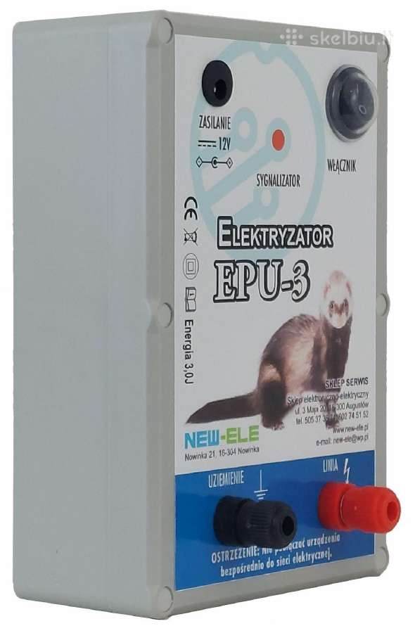 Elektrinis piemuo 3.0j skirtas ūdroms - nuotraukos Nr. 2