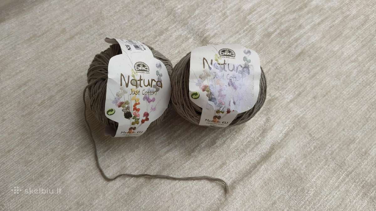 Dmc Just cotton šukuotinė 100% medvilnė+dovana