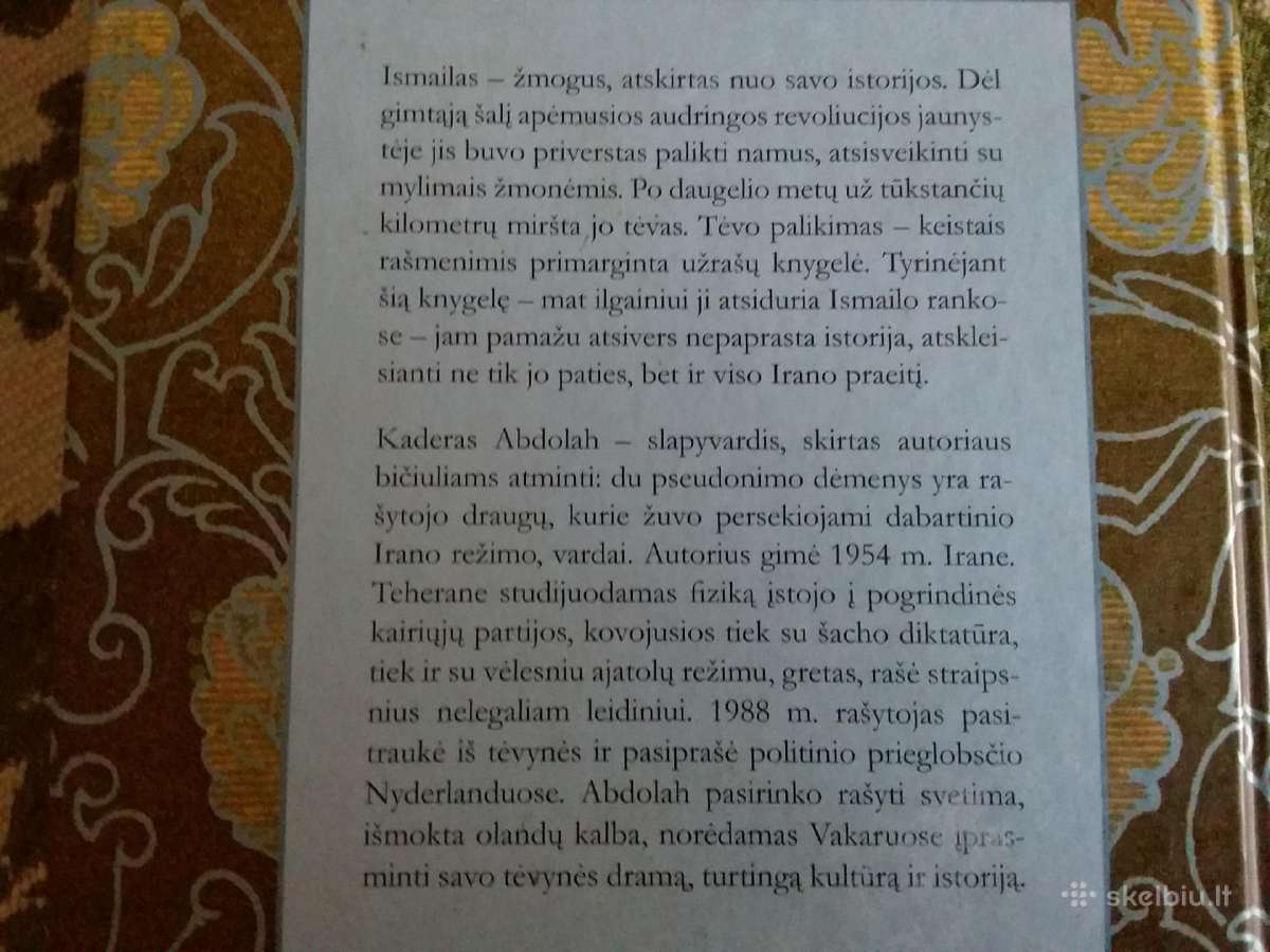 Mano Tėvo Užrašų Knygelė Kader Abdolah 2011 m. - nuotraukos Nr. 3