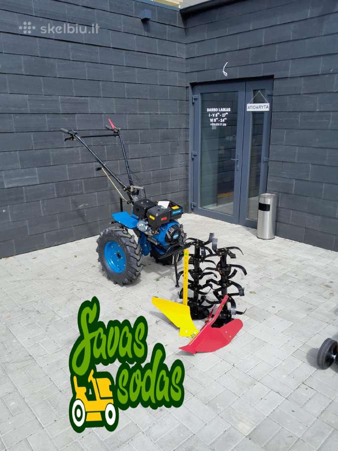 Galingas Motoblokas 16ag. Su palietintoju - nuotraukos Nr. 2