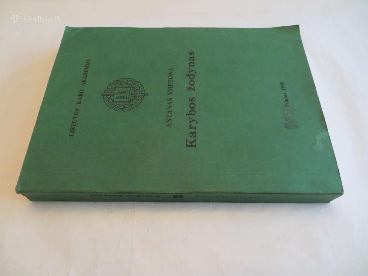 Knyga Karybos žodynas Antanas Smetona 1995 - nuotraukos Nr. 2