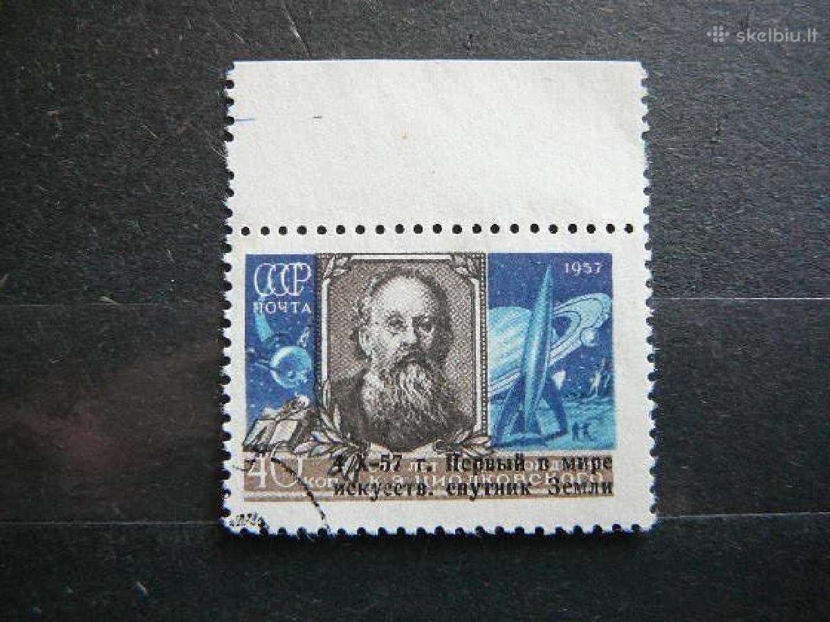 Ssr 1957 Kosmosas Ciolkovskis antsp. a2026