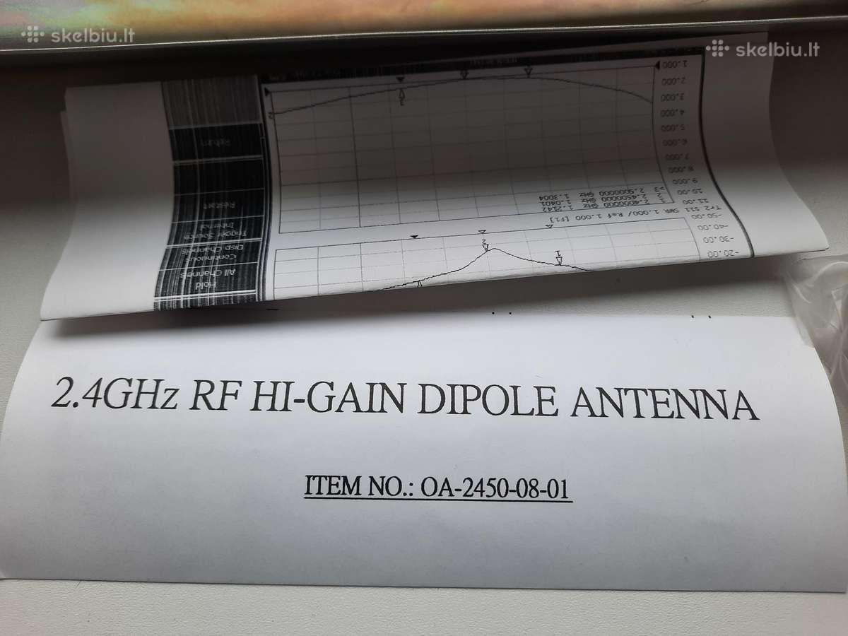 Wi-fi antena 2.4 GHz 8dbi su ar be reflektorium - nuotraukos Nr. 3