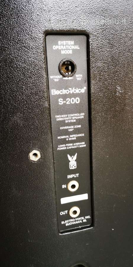 Kolonėlės Electro voice s 200 - nuotraukos Nr. 6