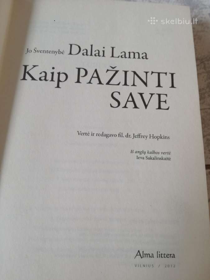 D.lama Kaip pazinti save 2012 m. - nuotraukos Nr. 6
