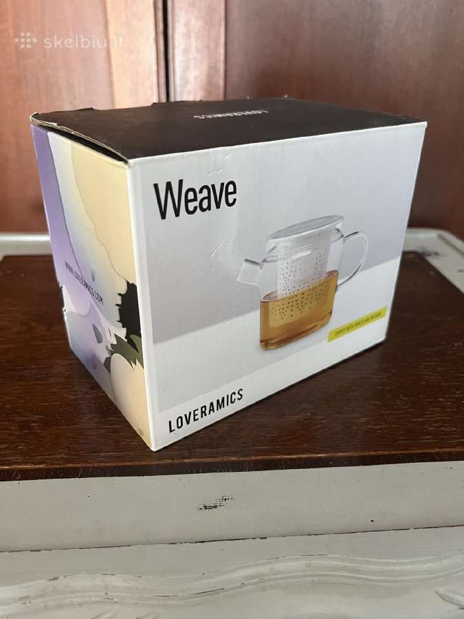 Arbatinukas Weave su porcelianiniu filtru