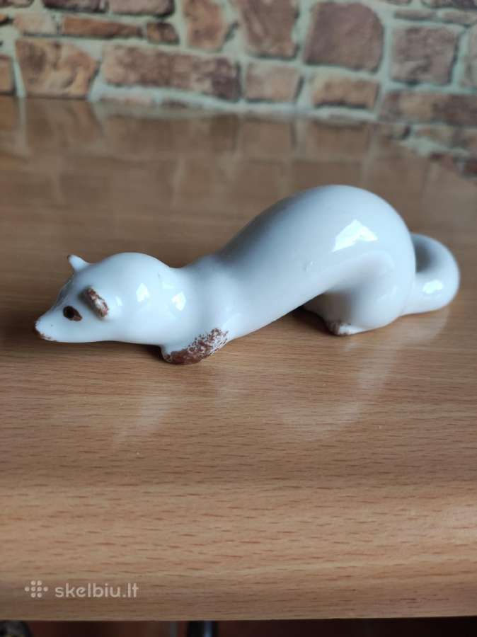 Kolekcinė porcelianinė statulėlė Žebenkštis - nuotraukos Nr. 7