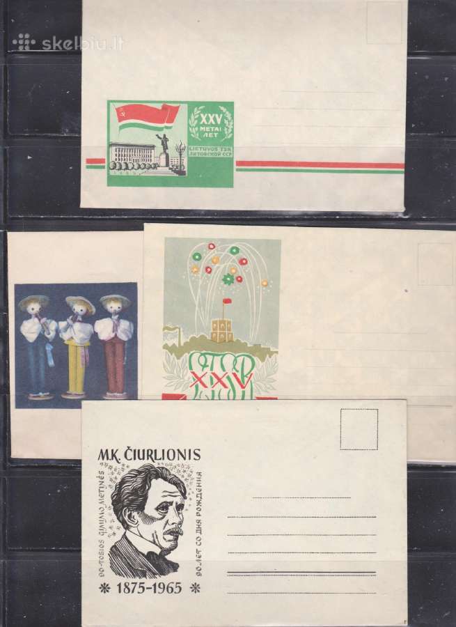 Sovietiniai Lietuvos pašto vokai I