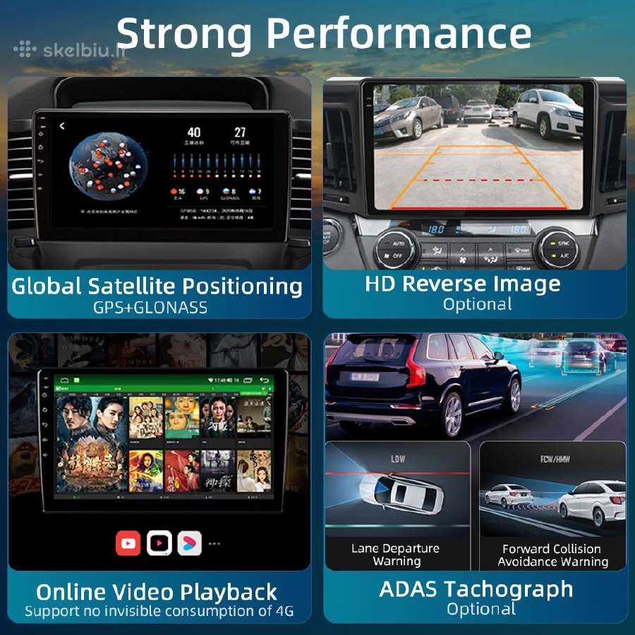 Toyota Corolla Verso 2009-2018 android multimedija - nuotraukos Nr. 5