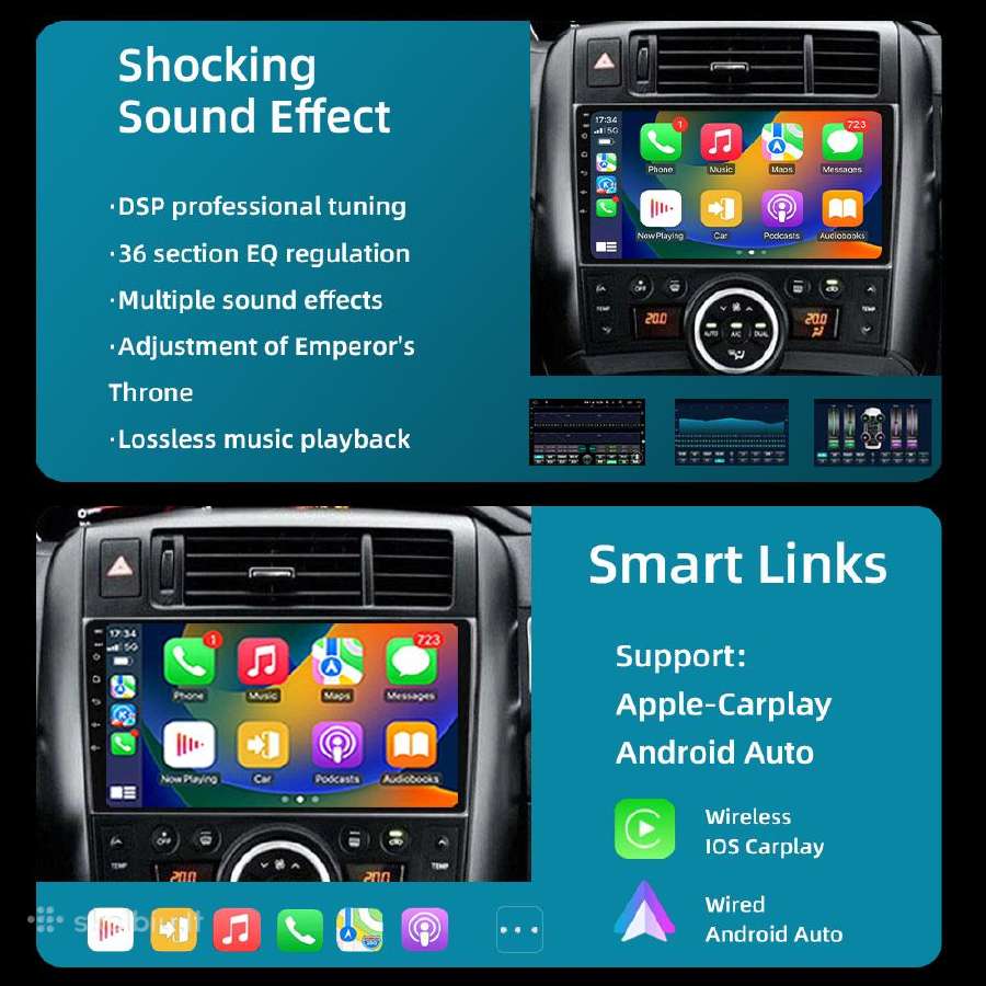 Toyota Corolla Verso 2009-2018 android multimedija - nuotraukos Nr. 7