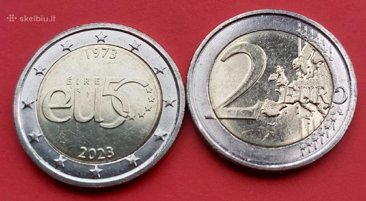 2023m.airija 2 € „Es narystei 50 metų“unc