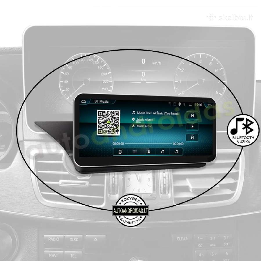 Mercedes 2009-16 E W212 Android multimedia WiFi - nuotraukos Nr. 5
