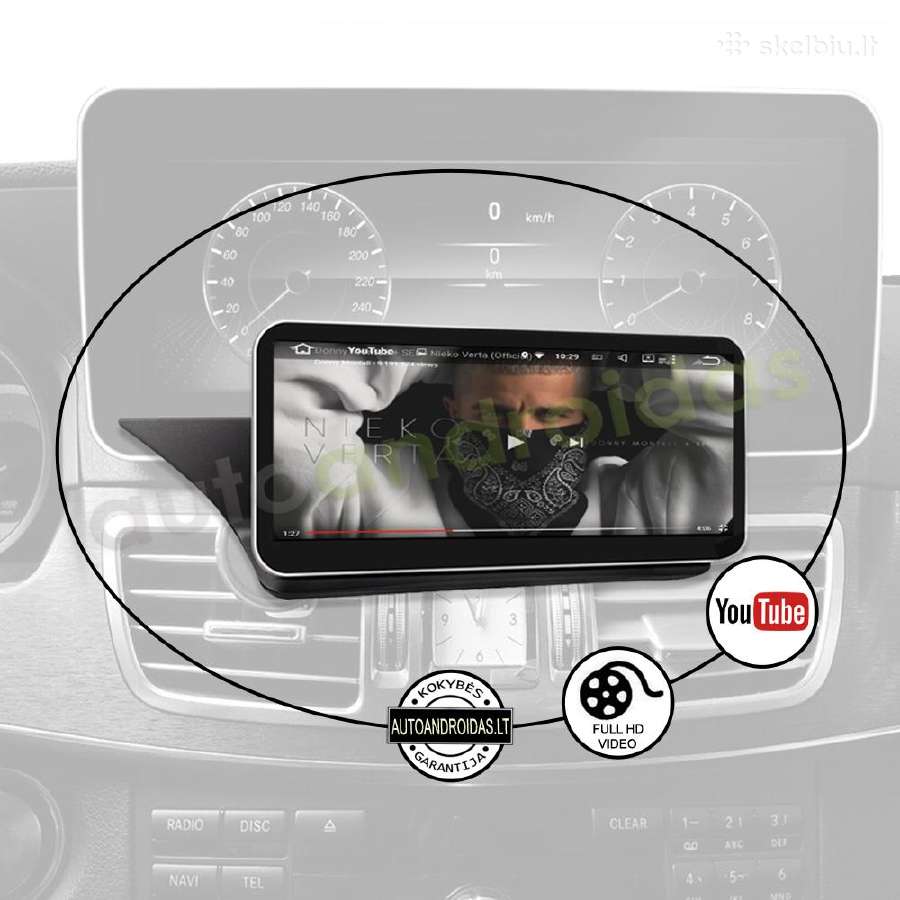Mercedes 2009-16 E W212 Android multimedia WiFi - nuotraukos Nr. 8