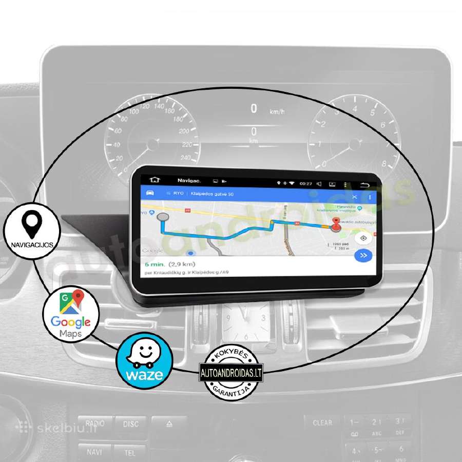 Mercedes 2009-16 E W212 Android multimedia WiFi - nuotraukos Nr. 10
