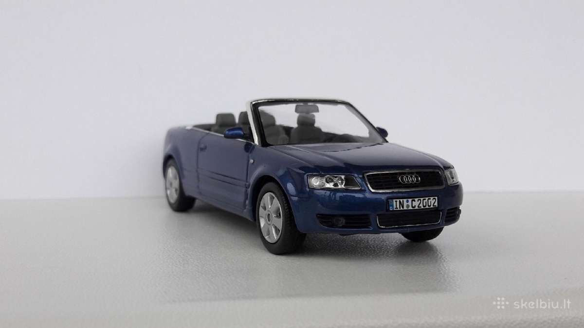 1/43 modeliukai Audi A4 B6 2001 cabrio - nuotraukos Nr. 3