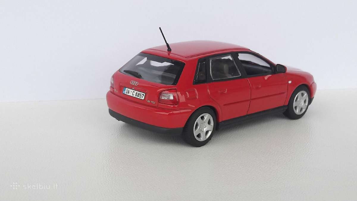 1/43 modeliukai Audi A3 Mk1 2000 Facelift - nuotraukos Nr. 3