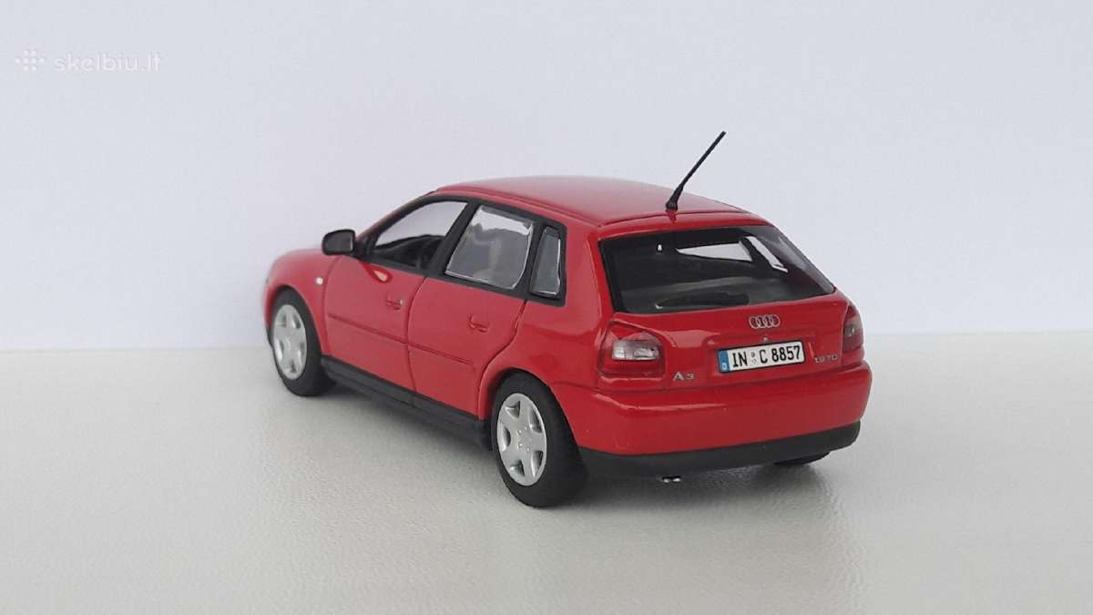 1/43 modeliukai Audi A3 Mk1 2000 Facelift - nuotraukos Nr. 4