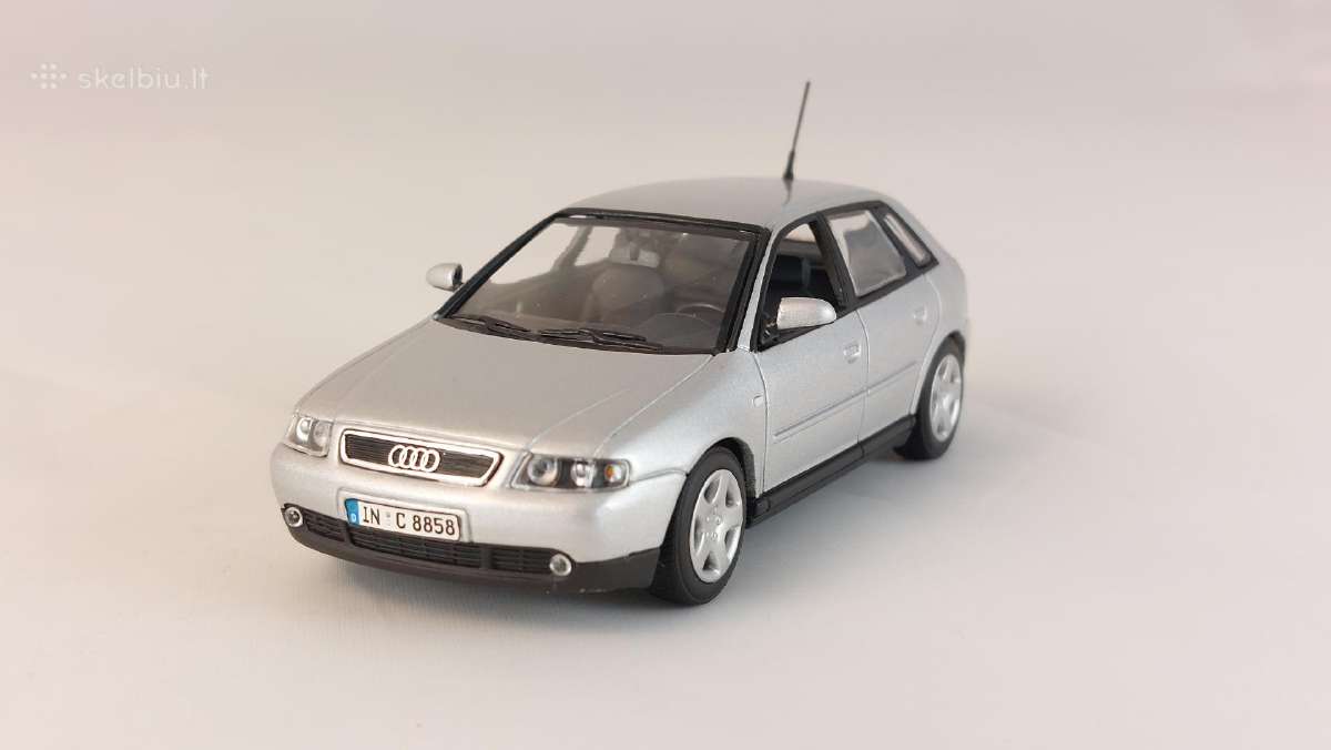 1/43 modeliukai Audi A3 Mk1 2000 Facelift - nuotraukos Nr. 5