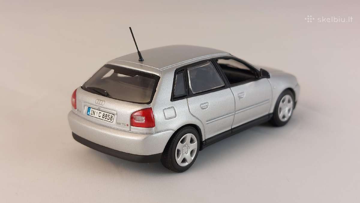 1/43 modeliukai Audi A3 Mk1 2000 Facelift - nuotraukos Nr. 7