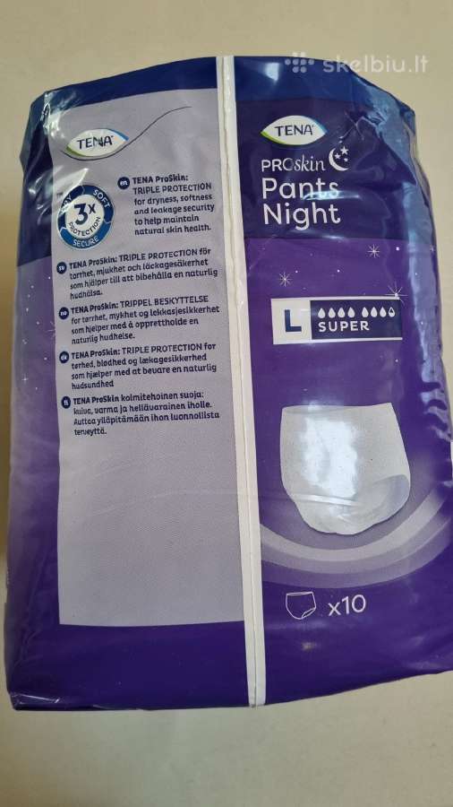 Sauskelnės Suaugusiems (L dydis) Night - nuotraukos Nr. 4