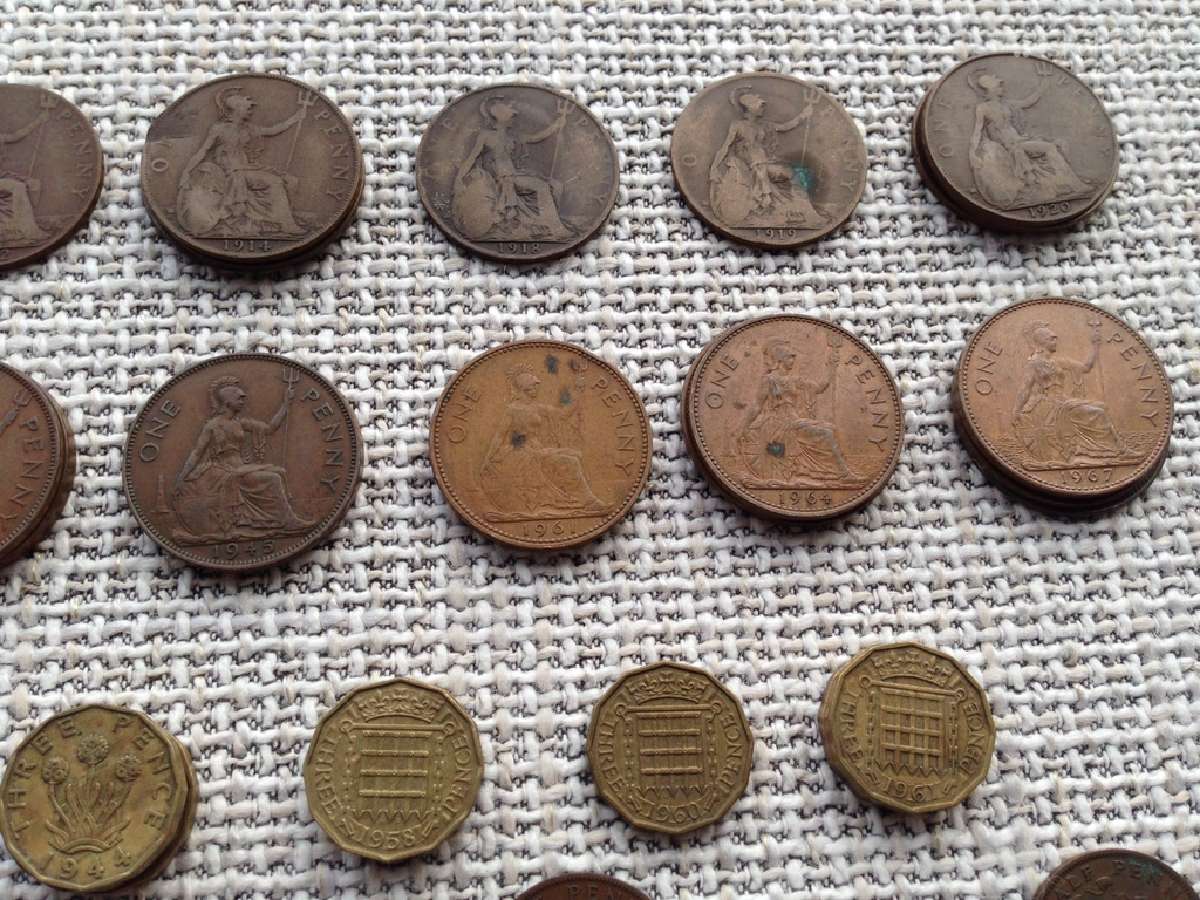 UK (Didziosios Britanijos) monetos 1885-1967 - nuotraukos Nr. 6