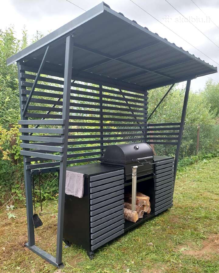 Lauko virtuvė/šašlykinė/kazanas/rūkykla/grilius - nuotraukos Nr. 6