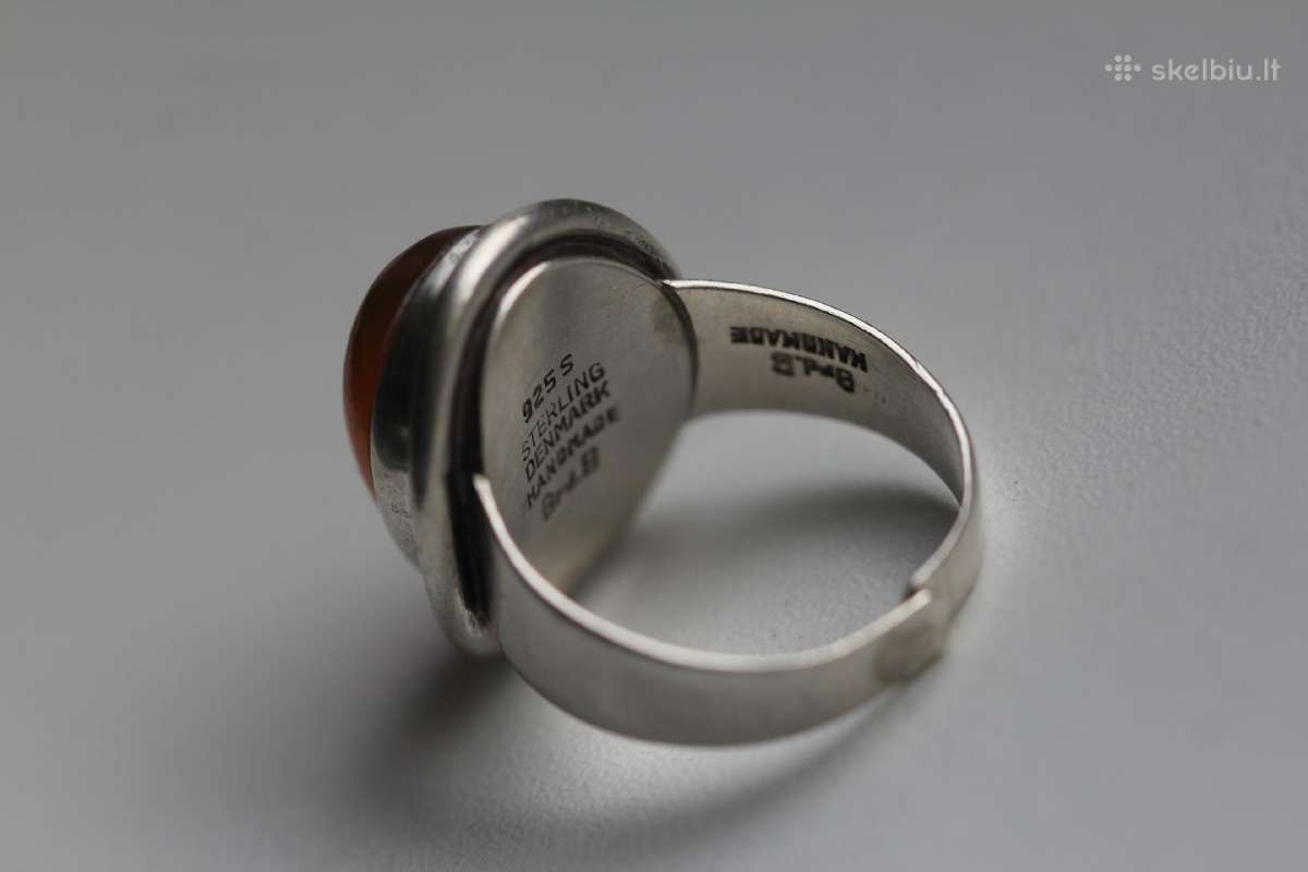 Handmade sterling Denmark 925s reguliuojamas - nuotraukos Nr. 5