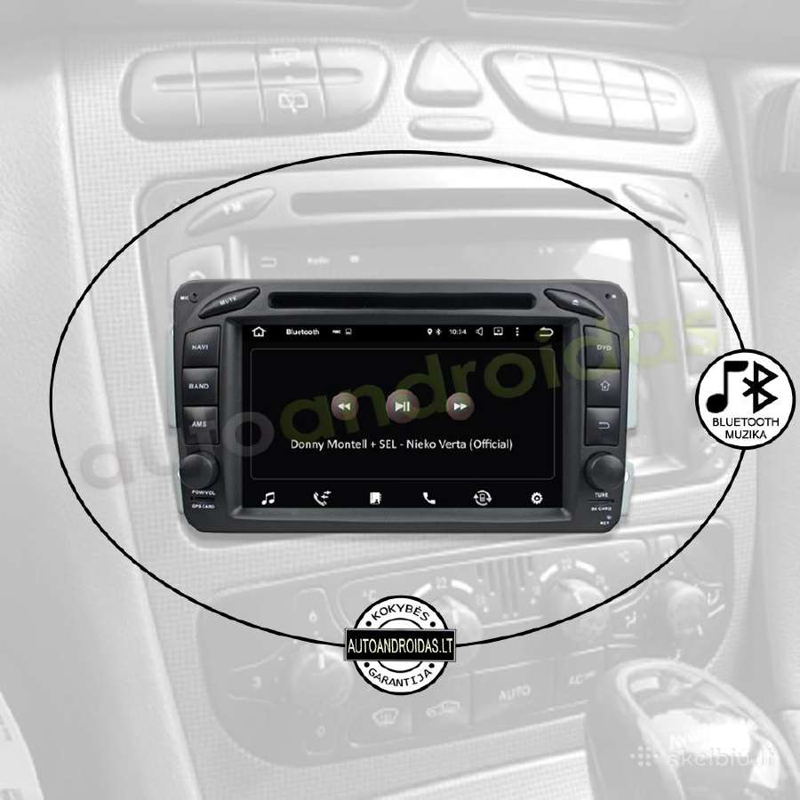 Mercedes Benz C W203 1996-08 Android multimedia Bt - nuotraukos Nr. 6